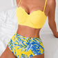 💛Καλοκαιρινές εκπτώσεις - 50% έκπτωση💛Μαγιό Dream Wrap με ζώνη