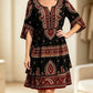 💃 Φόρεμα για κορίτσια σε στυλ boho με V λαιμόκοψη και βολάν